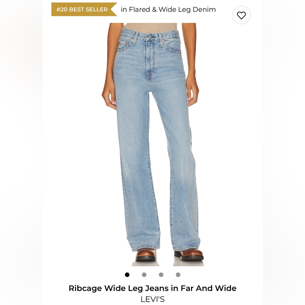 Levi's rib cage wide leg